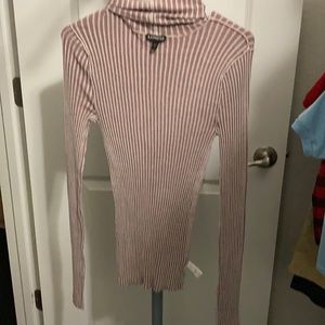 Turtle Neck Express Champagne Color Sweater Shirt